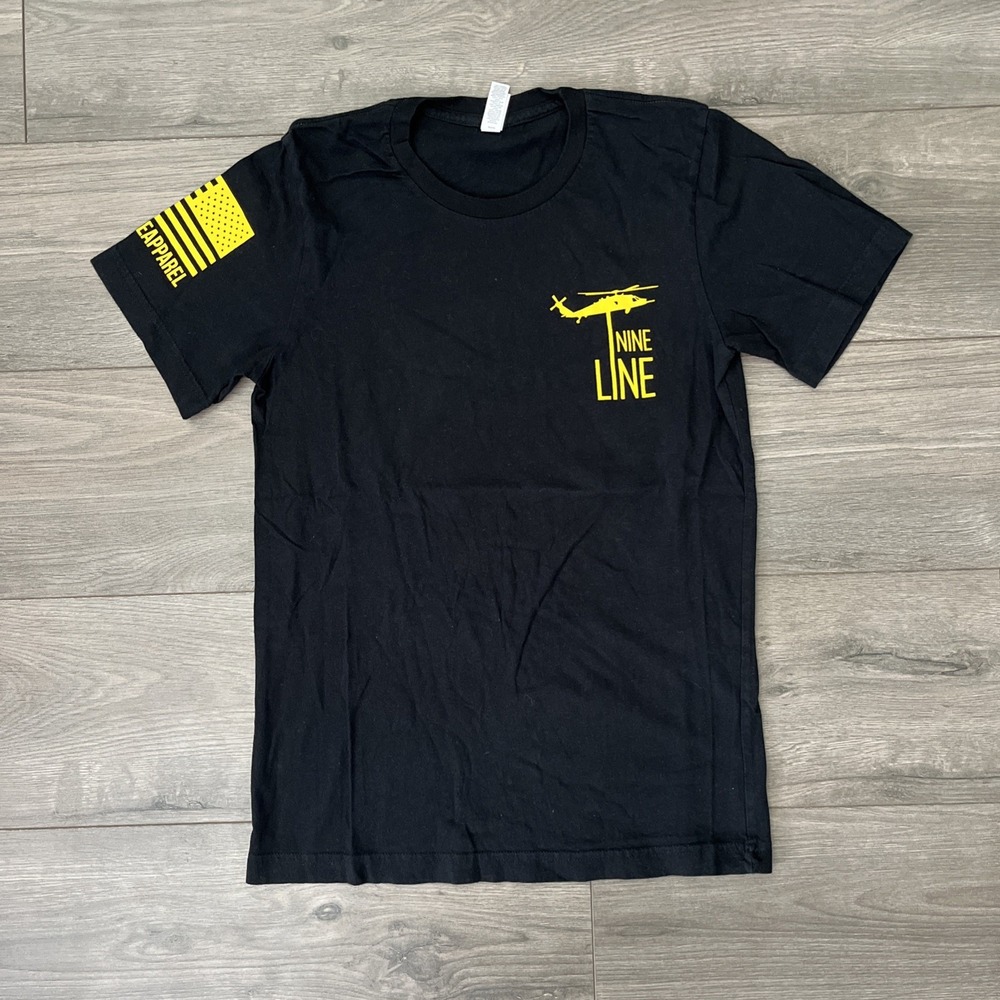 Nine Line Apparel Mens S T Shirt Black Patriotism Eagle